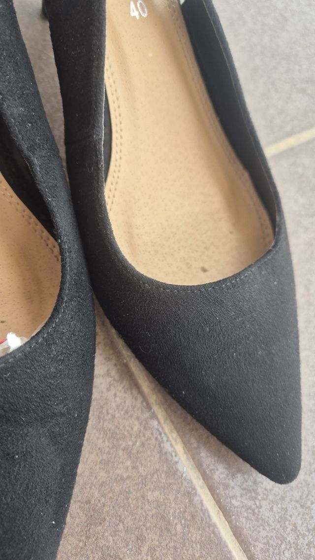 Zapatos de fiesta azul terciopelo