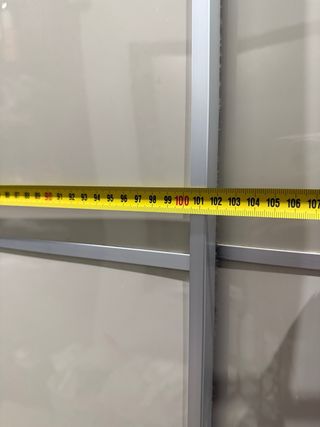 Armario grande 2 módulos IKEA beige y plata