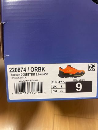 Skechers GOrun Waterproof Naranja NUEVAS