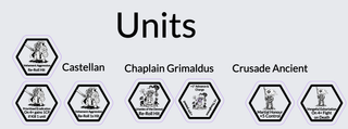 Tokens Black Templars Templarios Negros Warhammer