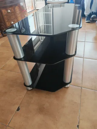 Mesa de cristal 3 niveles