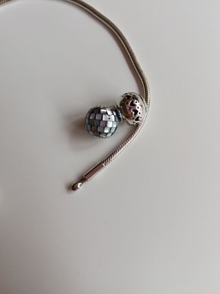 Pulsera Pandora Plata con  dos Charms