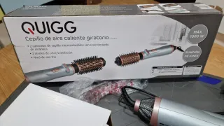 QUIGG Cepillo Aire Caliente Giratorio 1000W