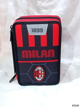 Astuccio Milan 3 zip nuovo unisex