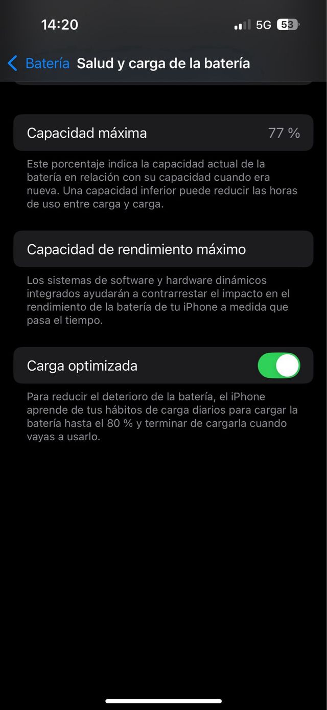iPhone 14 Pro 128GB Negro Espacial