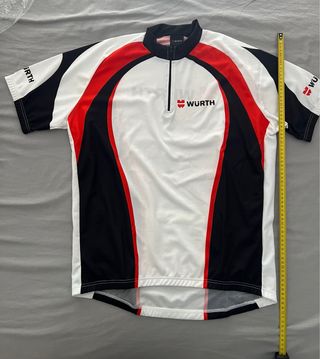 Maillot Ciclismo Wurth Blanco Talla XXL
