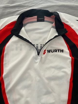 Maillot Ciclismo Wurth Blanco Talla XXL