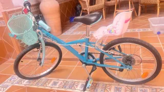 Bicicleta niña 6-9 años con asiento