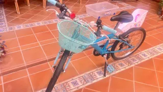 Bicicleta niña 6-9 años con asiento
