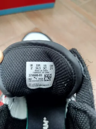 Zapatillas Puma niño Talla 34.5