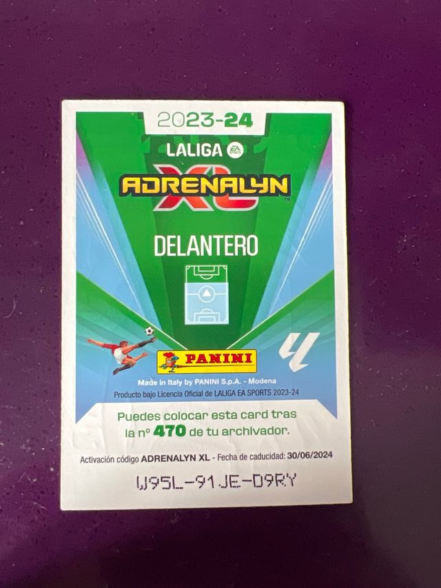 Carta Adrenalyn Laliga 15º Aniversario Messi/CR7