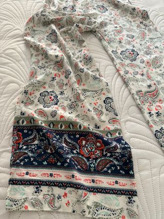 Mono ancho halter estampado