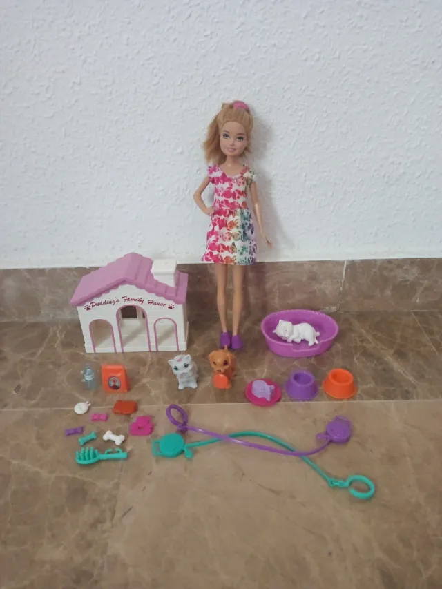 Barbie Stacy Casa de Mascotas Accesorios