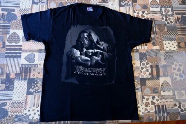 Megadeth Cyber Army Maglietta Blu/Grigio metallica