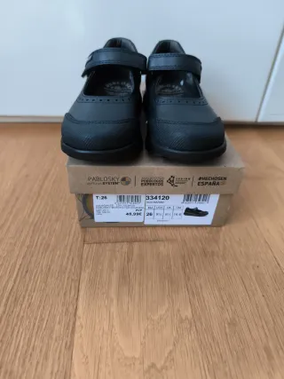 Zapatos Pablosky niña negros talla 26
