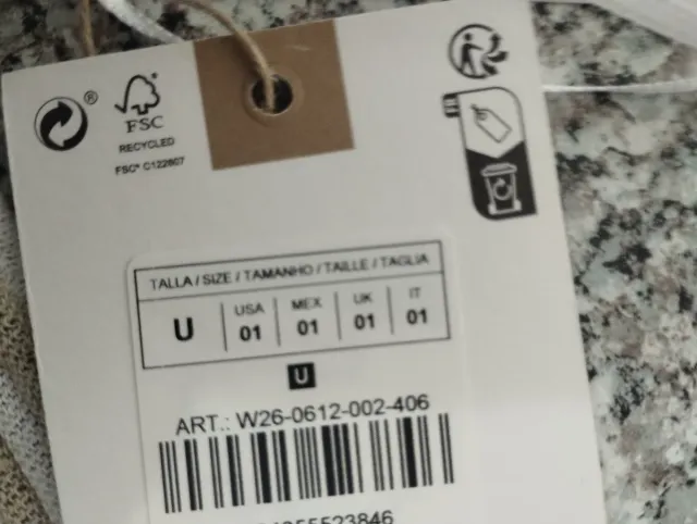 Camiseta  Talla Única Multicolor