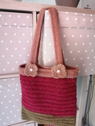 Bolso tejido crochet