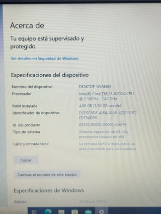 Dell Vostro 3559 i5 / 4Gb / 256Gb SSD