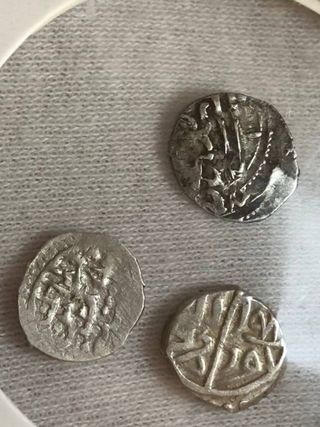 Tres Rupias Plata India India + Regalo