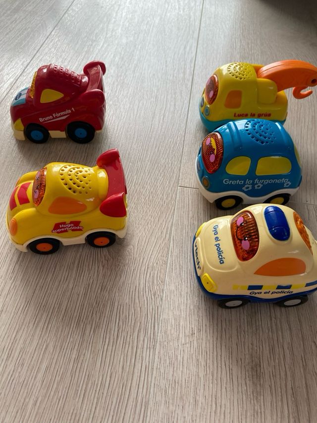 Lote 5 coches Vtech con sonido