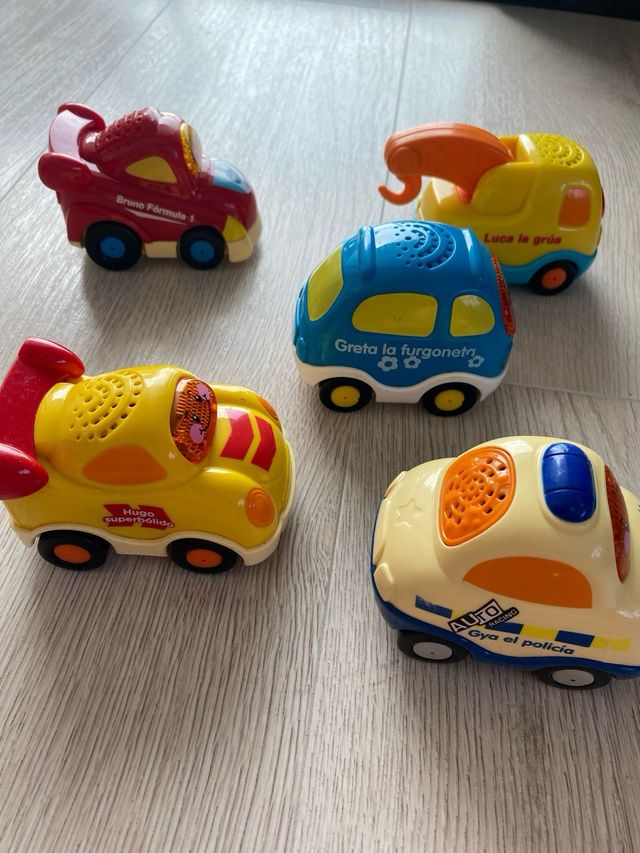 Lote 5 coches Vtech con sonido