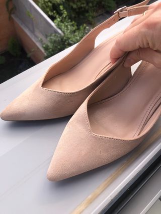 Zapatos rosa empolvado Talla 37 poco uso