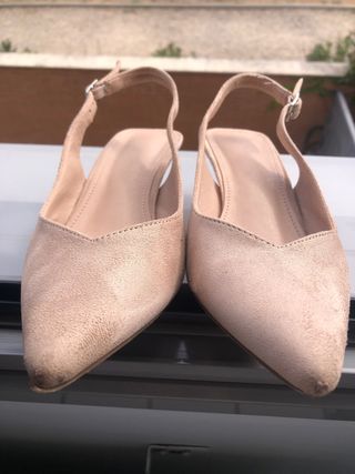 Zapatos rosa empolvado Talla 37 poco uso