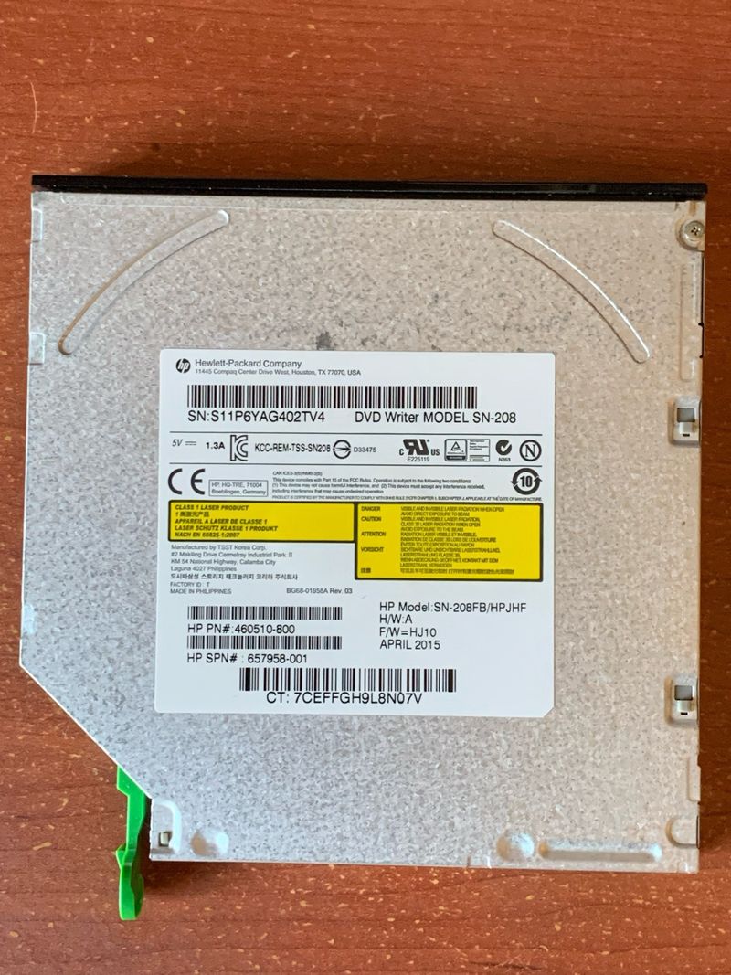 HP DVD-RW Slim SN-208FB