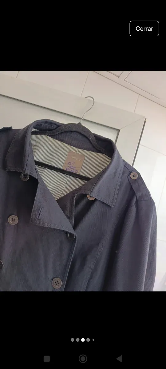 Chaqueta negra mujer talla 52-54 Comprobar medidas