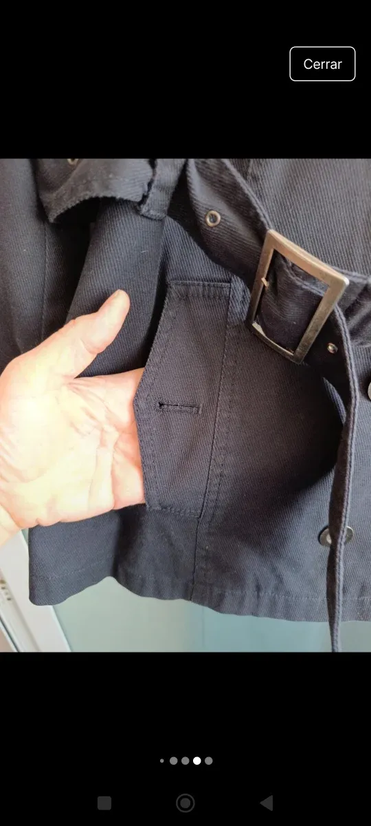 Chaqueta negra mujer talla 52-54 Comprobar medidas