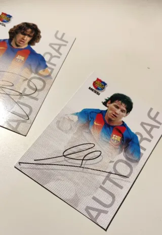 Carta Messi 2005 Campió Autografiada