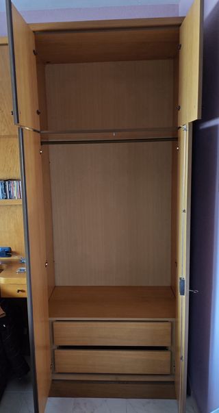 Cabecero dormitorio matrimonio con armario puente