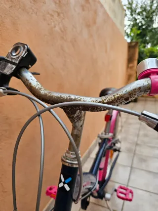 Bicicleta infantil BTWIN rosa y azul