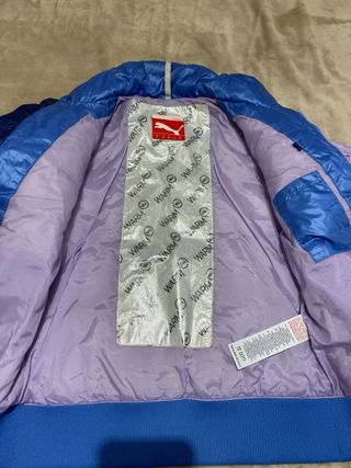 Cazadora Puma azul y morado