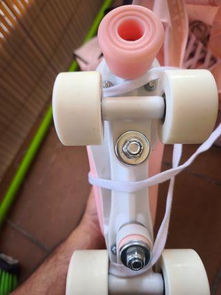 Patines niña talla 36 rosas