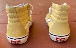 Zapatillas Vans Altas Amarillas