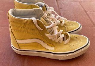 Zapatillas Vans Altas Amarillas
