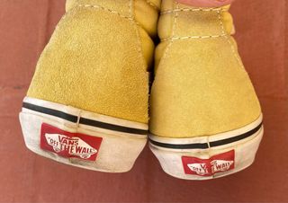 Zapatillas Vans Altas Amarillas