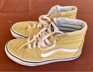 Zapatillas Vans Altas Amarillas