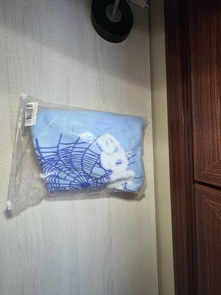 Sudadera Sp5der Azul con Telaraña