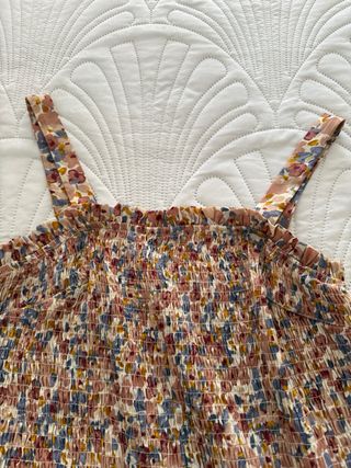 Vestido floral elástico talla única
