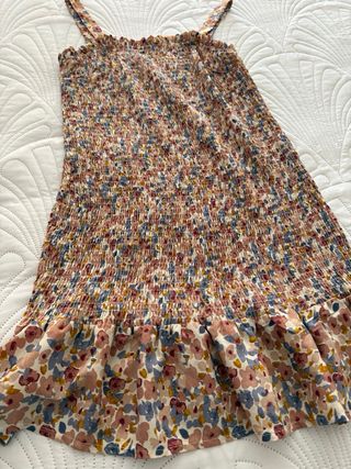 Vestido floral elástico talla única