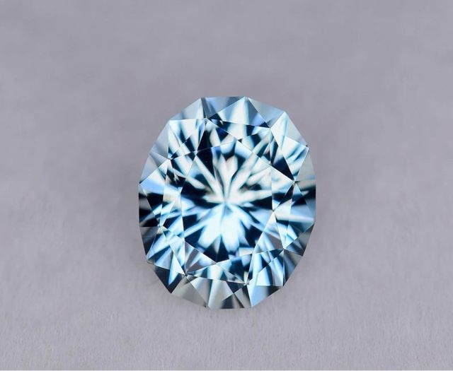 Aguamarina Natural Azul y Blanca