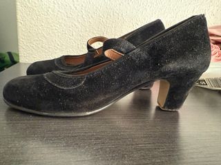 Zapatos de flamenco negros T38 danza
