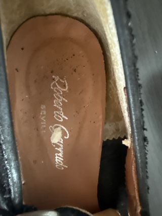 Zapatos de flamenco negros T38 danza
