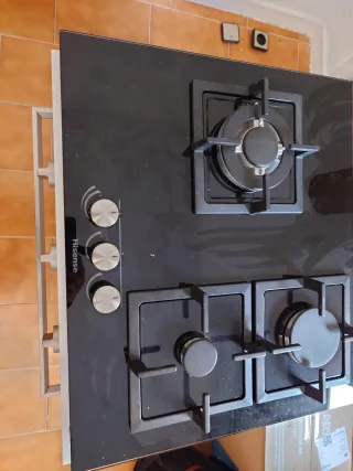 Encimera de gas Hisense nueva