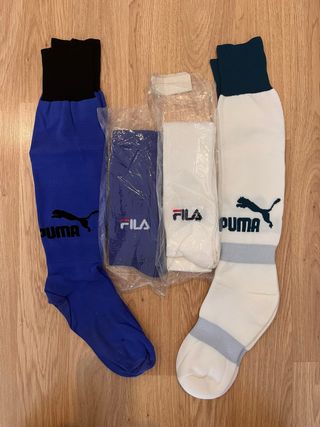 Medias de fútbol Fila y Puma Talla Única