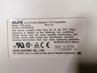 Tastiera ALPS vintage beige