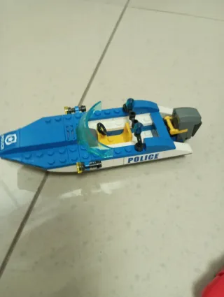 Set Lego City Polizia Barca e Zattera 60176