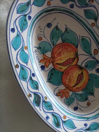 Piatto artigianale Sicilia Scopello